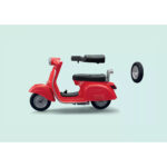 Garaje Vespa Años 60 Playmobil 71620