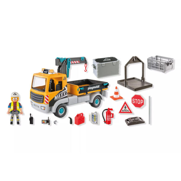 Camión de Construcción con Grúa Playmobil Action Heroes 71750