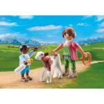 Granjera con Ternero Playmobil 71803