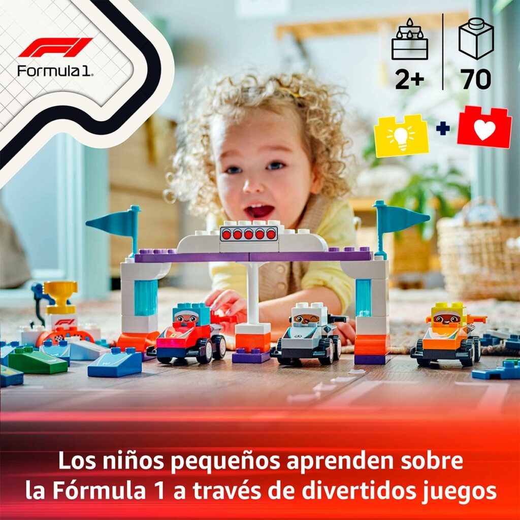 Coches de Carreras y Pilotos del Equipo de F1® | Lego Duplo