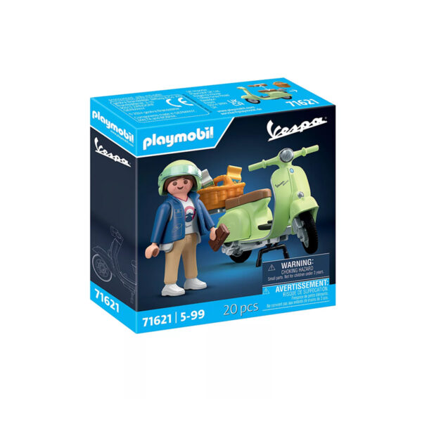 Moto 1969 Vespa 150 Sprint Veloce Verde Playmobil 71621
