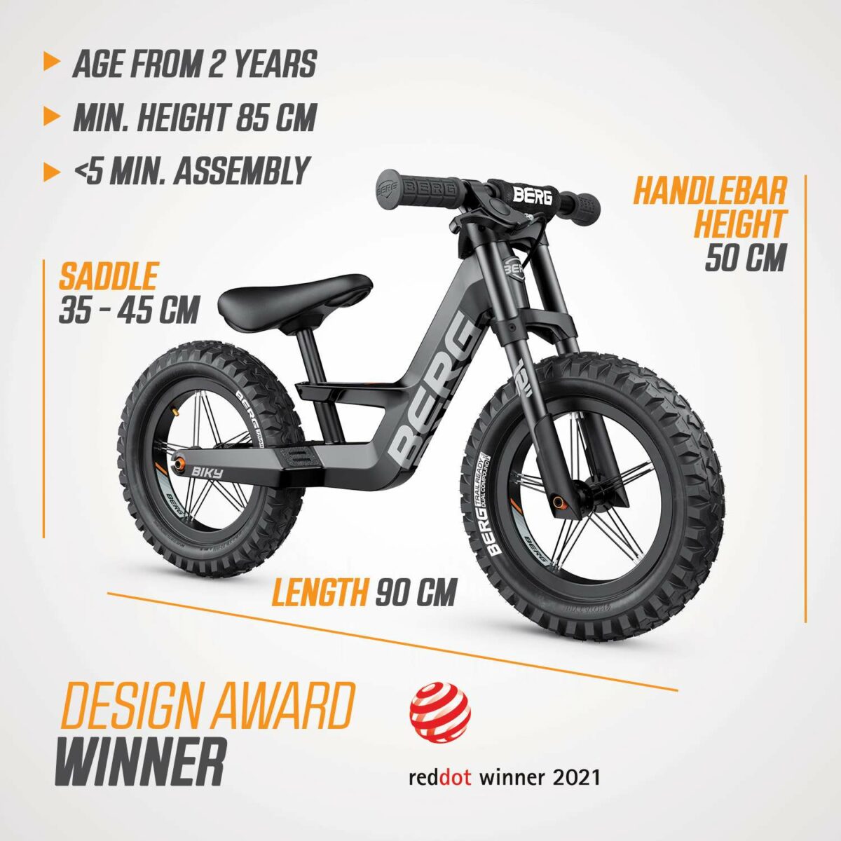 Correpasillos BERG Biky Cross Black con Freno