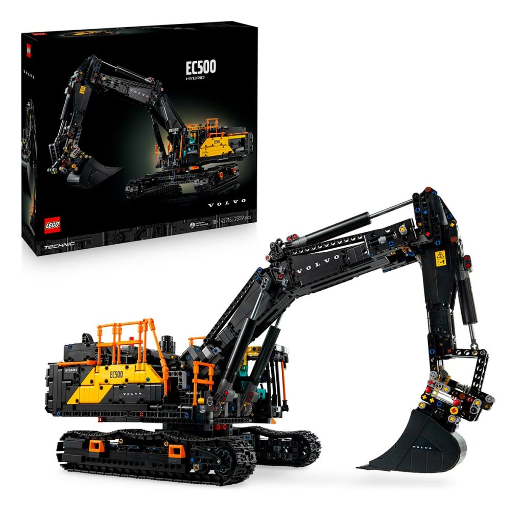 Excavadora Volvo EC500 Hybrid | Lego Technic 42215