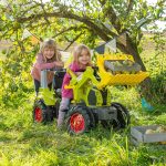 Tractor de Pedales rollyFarmtrac Premium II Claas Arion 660 con Pala | Rolly Toys 730155