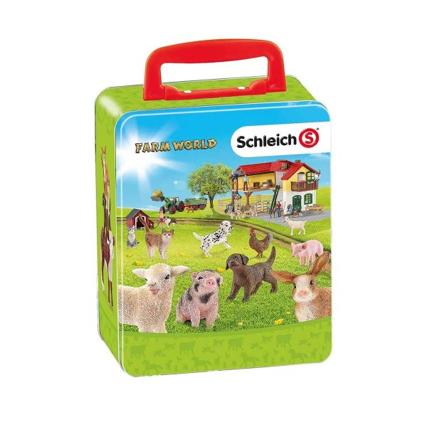 Maletín de Colección Animales Farm World Schleich 3113