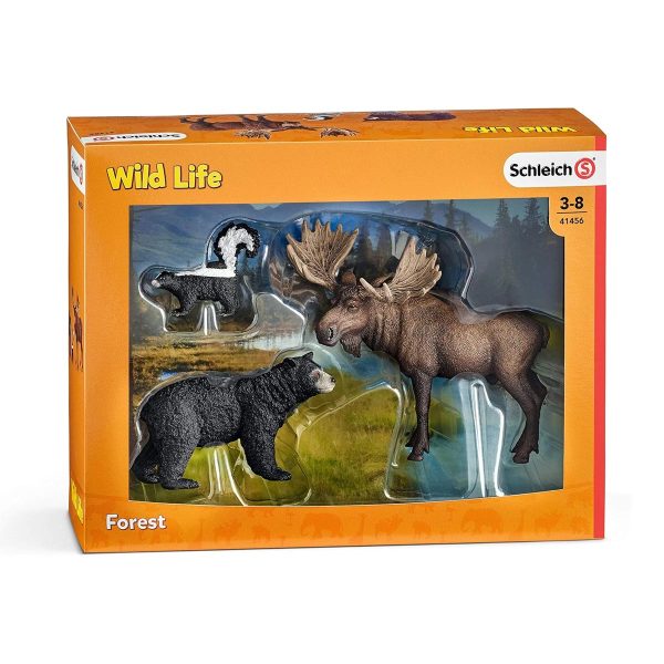 Habitantes del Bosque | Alce, Oso Negro y Mofeta