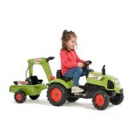 Tractor de Pedales Claas Arion 410 con Retroexcavadora y Remolque | Falk 241N