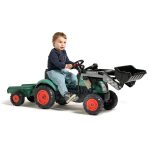 Tractor de Pedales Farm Lander con Pala y Remolque | Verde | Falk 2054ML