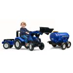 Tractor de Pedales New Holland T8 con Remolque, Pala y Remolque Cisterna | Falk 3090M PLUS