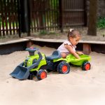 Correpasillos Tractor Claas Arion 470 con Pala y Remolque | Falk F312MS