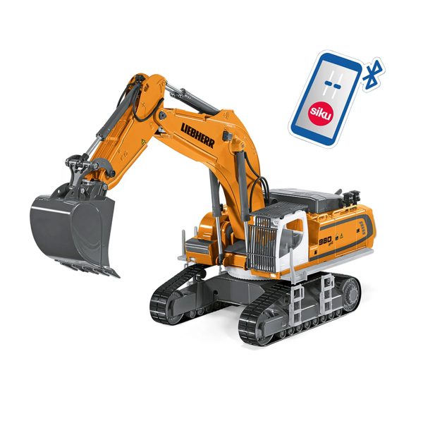 Excavadora Oruga Siku RC Liebherr R980 SME con Control App Bluetooth 6741