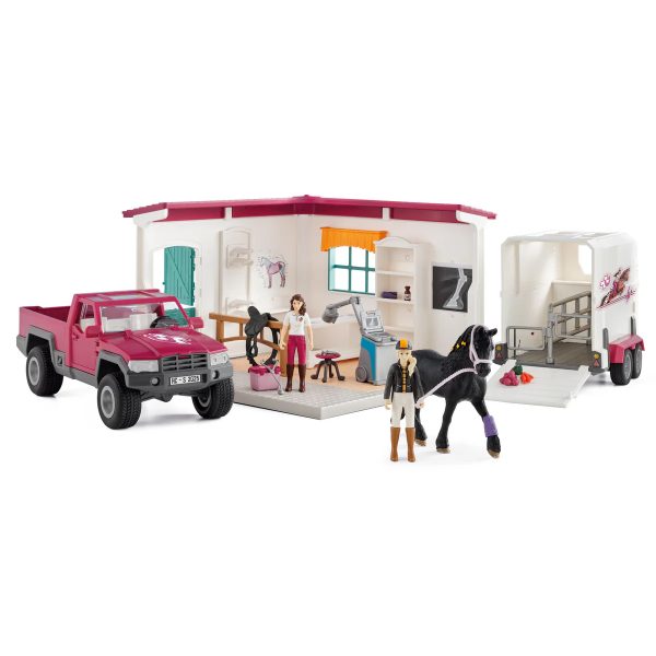Veterinaria con Todoterreno y Remolque | Schleich 72261