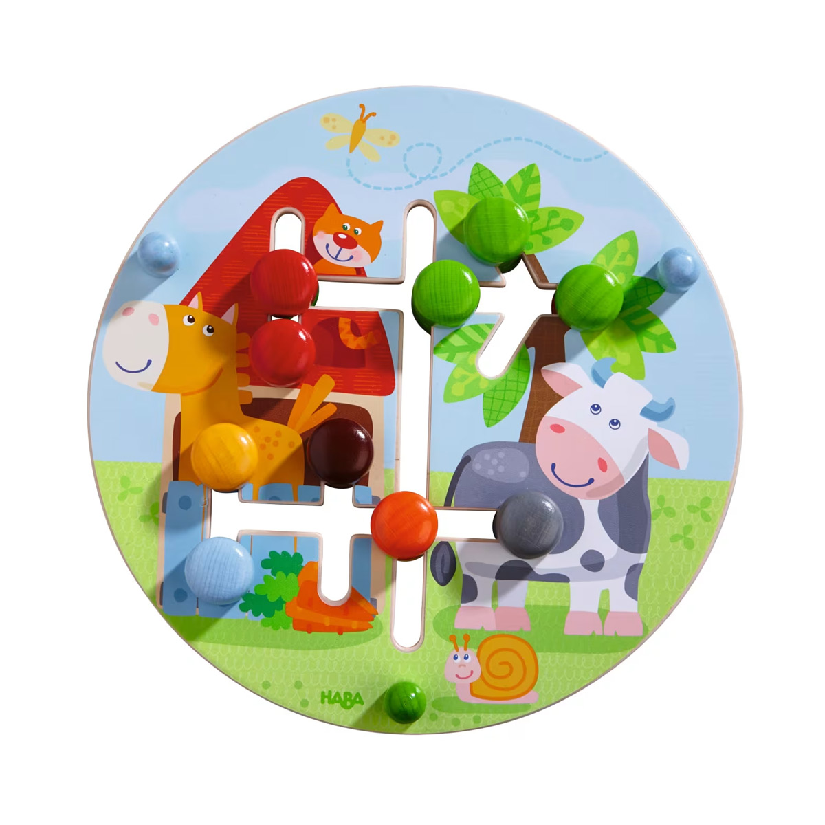 1301696001H-haba-1 Tablero de Motricidad el Mundo de la Granja | Haba 1301696001H