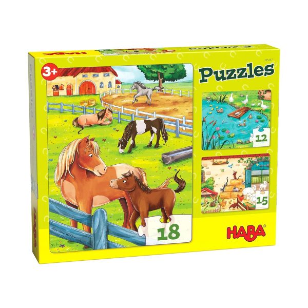 Puzzles Animales de Granja | Haba 1305237001H