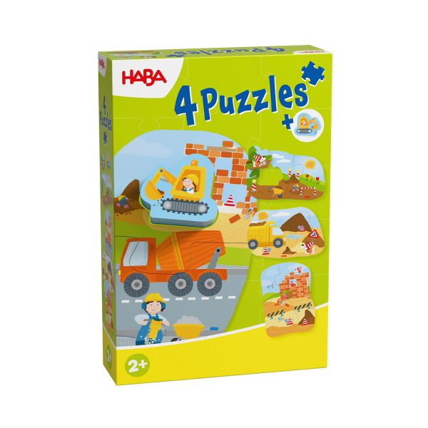 Mis 4 Primeros Puzzles | En la Obra | Haba 2012186003