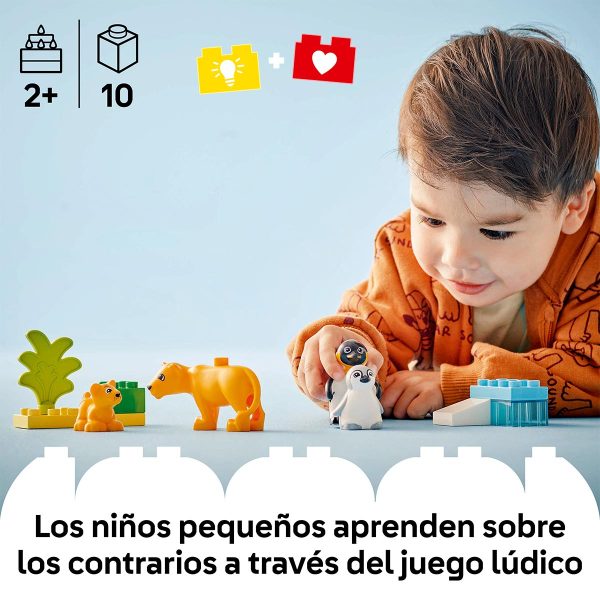 Familias de la Fauna Salvaje: Pingüinos y Leones | Lego Duplo 10442