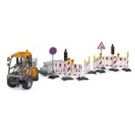 VarioCar con Caja de Carga y Remolque de Seguridad Vial – Ref. Bruder 2693