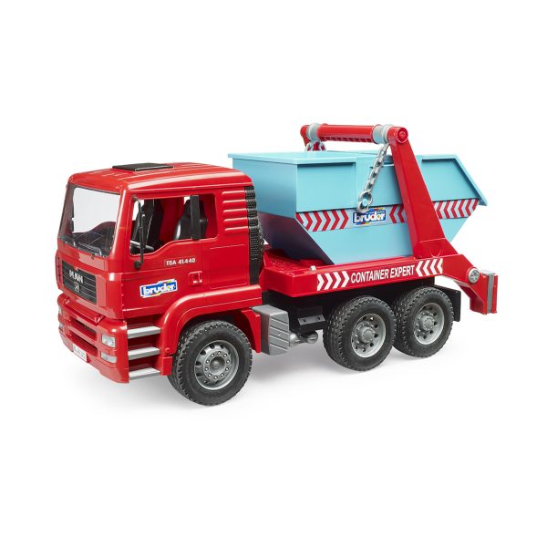 Camión MAN TGA con Contenedor Basculante – Ref. Bruder 2741