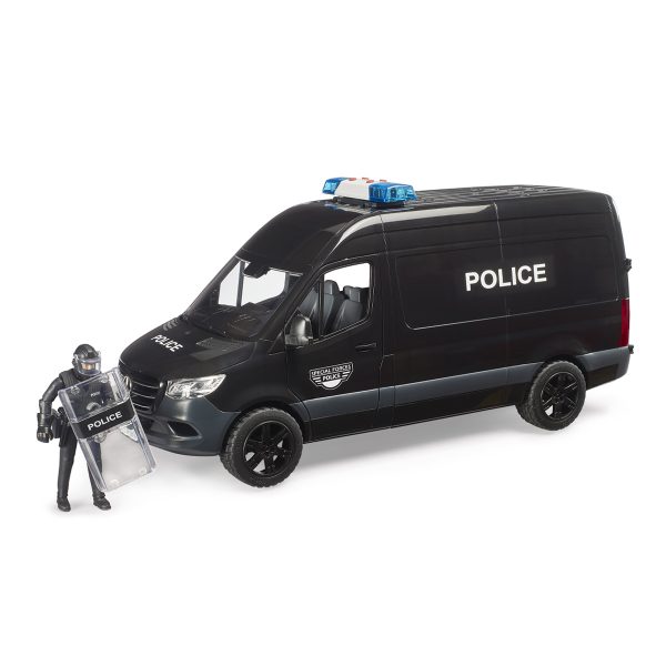 Furgoneta de Fuerzas Especiales de Policía Mercedes Benz Sprinter con Figura – Ref. Bruder 2685
