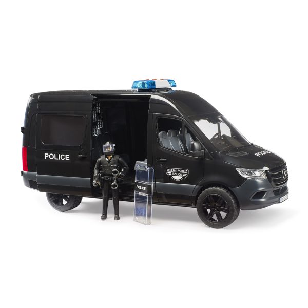 Furgoneta de Fuerzas Especiales de Policía Mercedes Benz Sprinter con Figura – Ref. Bruder 2685