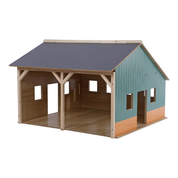 Cobertizo para Tractores Bruder | 2 Plazas | Escala 1:16 Kids Globe 610338