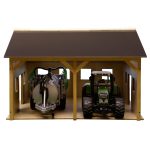 Cobertizo para Tractores Bruder | 2 Plazas | Escala 1:16 Kids Globe 610338