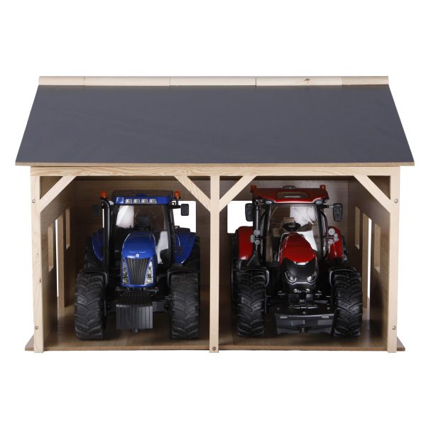 Cobertizo para Tractores Bruder | 2 Plazas | Escala 1:16 Kids Globe 610338