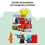 Camión de Bomberos con Manguera y Bomberos | Lego Duplo 10473