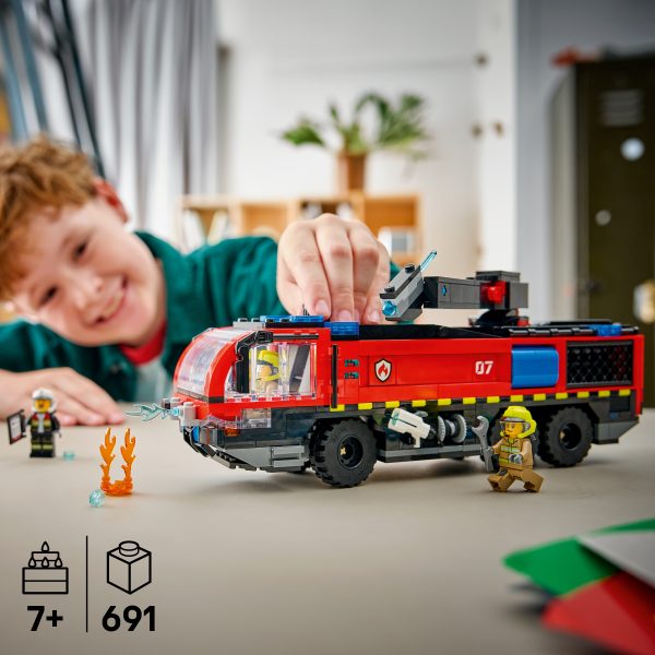 Camión de Bomberos Aeroportuario | Lego City 60499