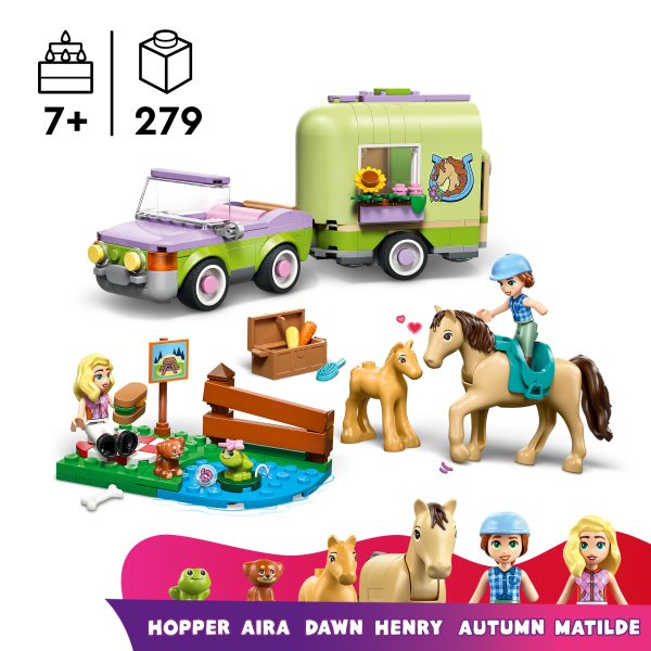 Remolque para Caballo y Potrillo | Lego Friends 42695
