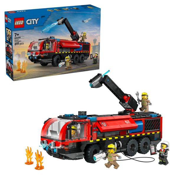 Camión de Bomberos Aeroportuario | Lego City 60499