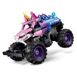 Monster Jam™ Sparkle Smash™ con Motor de Carga Manual | Lego Technic 42220