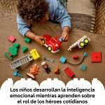 Camión de Bomberos con Manguera y Bomberos | Lego Duplo 10473