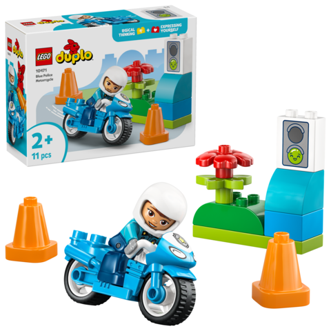 Moto de Policía Azul | Lego Duplo 10471
