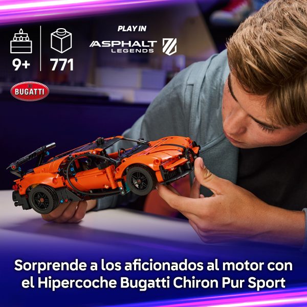Hipercoche Bugatti Chiron Pur Sport | Lego Technic 42222