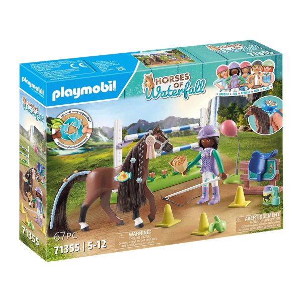 Salto de Caballos con Zoe y Blaze Playmobil Horses of Waterfall 71355