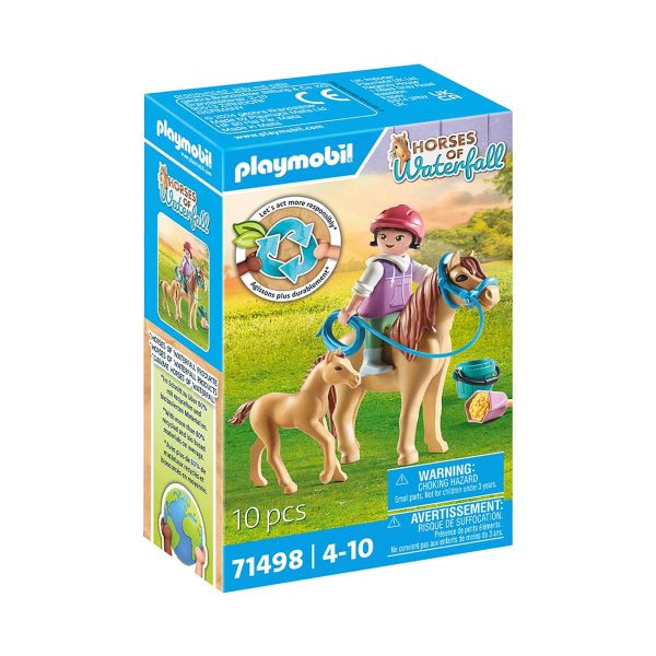 Niña con Poni y Potro Playmobil Horses of Waterfall 71498