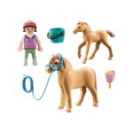 Niña con Poni y Potro Playmobil Horses of Waterfall 71498