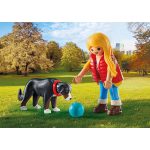 Mujer con Perro de Montaña Playmobil 71738