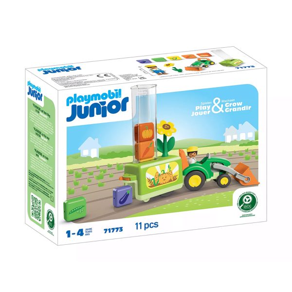 Tractor con Sembradora de Carga y Descarga Playmobil Junior 71773