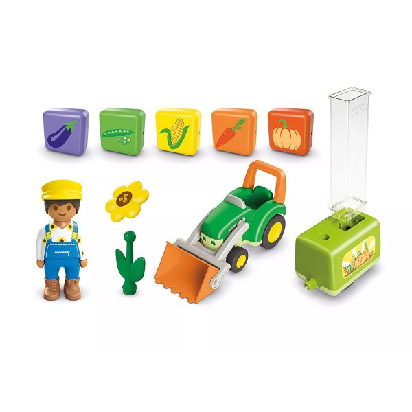 Tractor con Sembradora de Carga y Descarga Playmobil Junior 71773