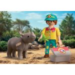 Cuidador con Rinoceronte Playmobil Duo Pack 72025