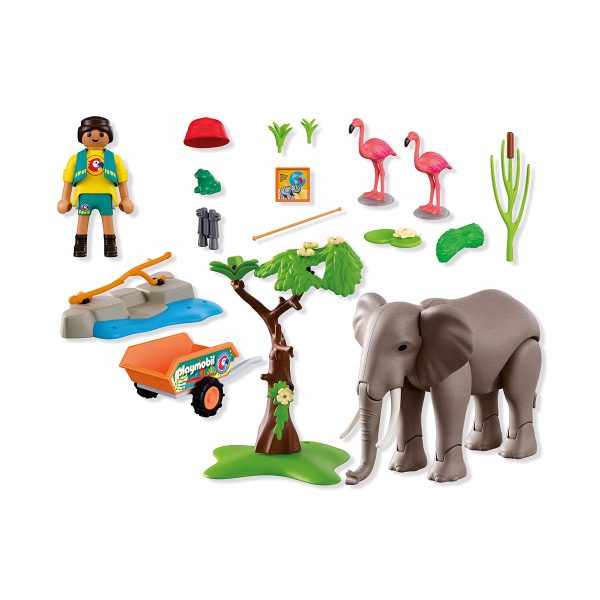 Elefante con Cuidador Playmobil Animals & Friends 72068