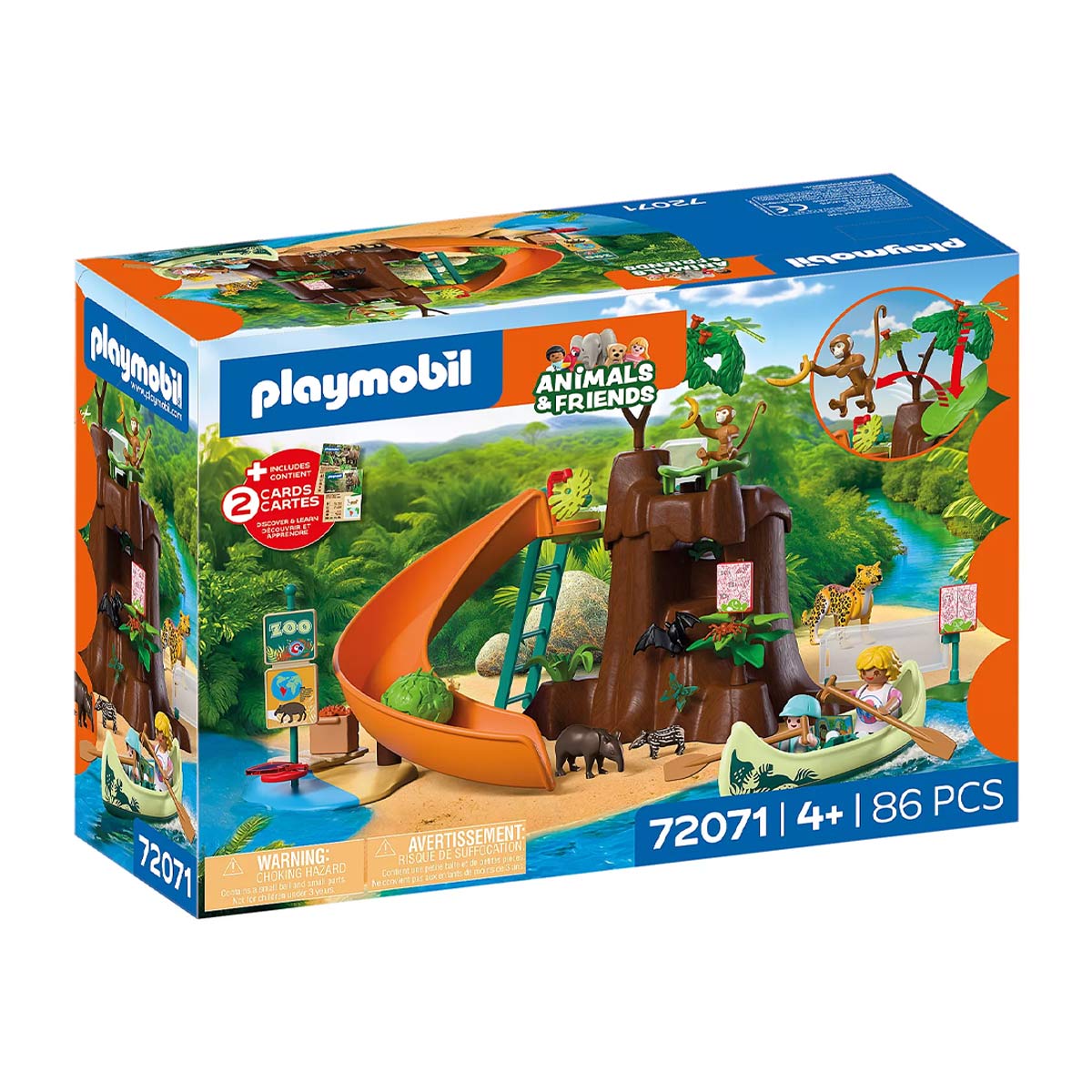 72071-playmobil-1 Zoo: Aventura en la Jungla Playmobil Animals & Friends 72071