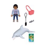 Zoo: Delfín y Visitante Playmobil Animals & Friends 72091