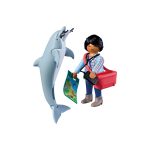 Zoo: Delfín y Visitante Playmobil Animals & Friends 72091