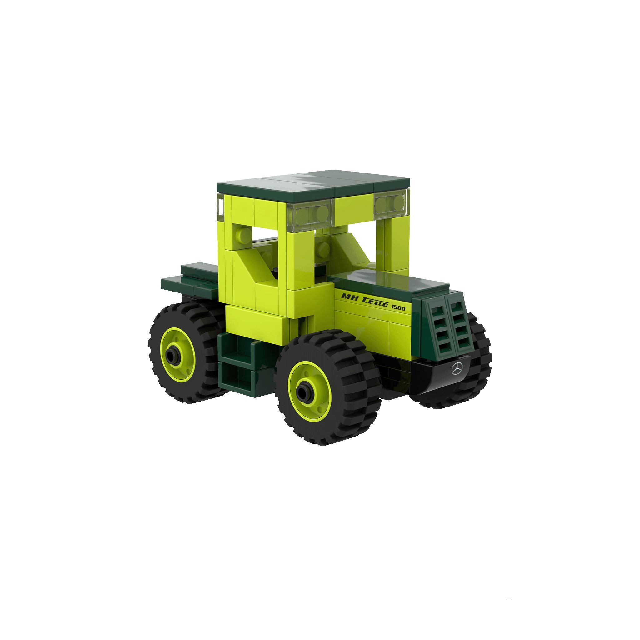 Tractor Micro MB-trac 1500 Micro Scale | Brixies - 2 Tractor Micro MB-trac 1500 Micro Scale | Brixies - 2
