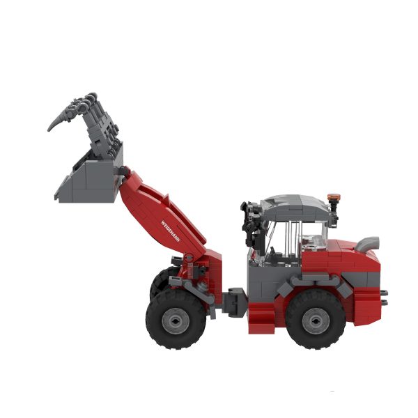 Cargadora Weidemann 3060 con cuchara de pinza, horquillas porta-palets y Accesorios | Brixies