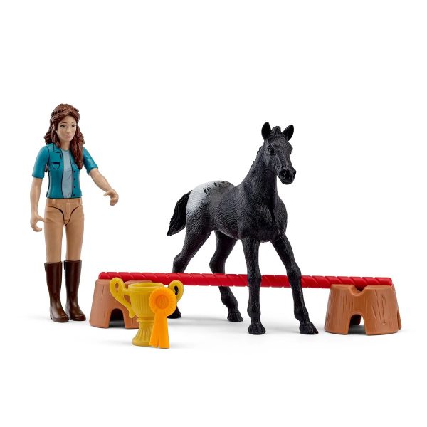 Victoria en el Torneo con Flocke | Pocket Set | Schleich 81539