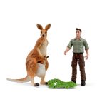 Aventura de Canguros y el Guardabosques | Pocket Set | Schleich 81540